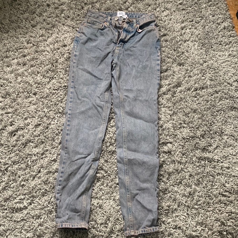 purple wash urban outfitters high waisted mom jeans